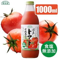 順造選 国産 トマト 食塩無添加（ストレート果汁100％ジュース）1000ml【セット本数をお選びください】