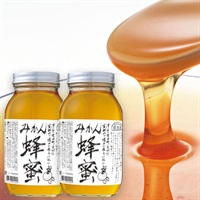 愛媛県 みかん蜂蜜 1180g×2瓶セット 国産100％蜂蜜