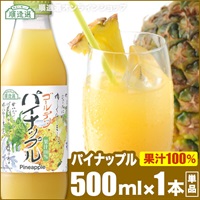順造選　ゴールデンパイナップル（果汁100％　パイナップルジュース）500ml×1本
